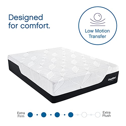 Cool Gel Chill Memory Foam 14-Inch Mattress with 2 Pillows,CertiPUR-US Certified, Mattress in a Box, King, White