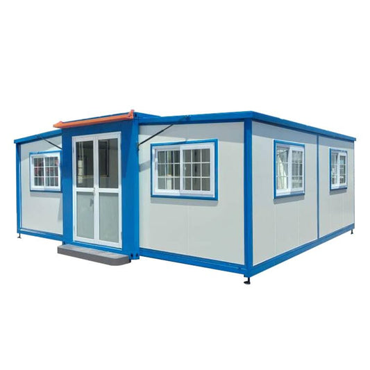 Portable Prefabricated Tiny Home 20x19ft, Mobile Expandable Plastic Prefab House for Hotel, Booth, Office, Guard House, Shop, Villa, Warehouse, Workshop small space Portable House, mini container Home