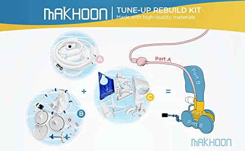 MAKHOON Rebuild Repair Kit Replacement for Automatic Pool Cleaner Polaris Zodiac 280 (Not Compatible with Polaris 360 380)