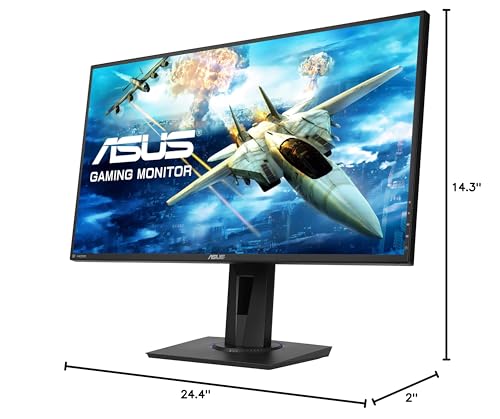 ASUS VG275Q 27 inch Full HD 1080p 1ms Dual HDMI Eye Care Console Gaming Monitor with FreeSync/Adaptive Sync, Black