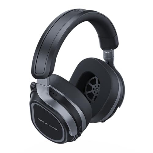 Turtle Beach Stealth 700 Gen 3 Wireless Multiplatform Amplified Gaming Headset for PC, PS5, PS4, Mobile – 24-bit Audio, 60mm Drivers, High-Bandwidth Microphone, Bluetooth, 80-Hr Battery – Black