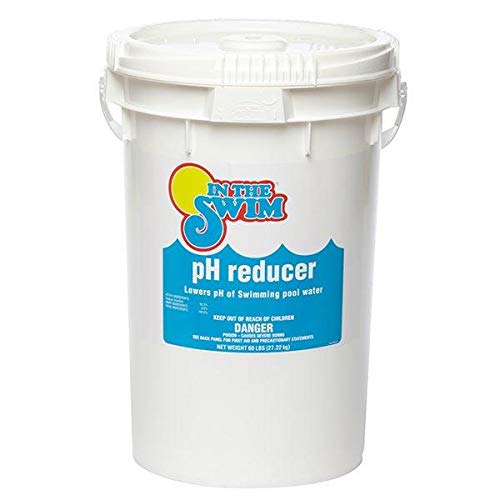 In The Swim pH Reducer for Swimming Pools, Spas, and Hot Tubs - Lowers Alkalinity - Prevents Cloudy Water - Balances Water - 90% Sodium Bisulfate - 50 Pounds