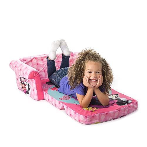 marshmallow Furniture, Children's 2 in 1 Flip Open Foam Sofa, Minnie Mouse, by Spin Master