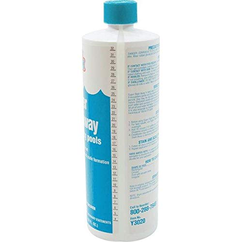 In The Swim Super Stain Away - The Ultimate Swimming Pool Stain Remover – Prevents Stains, Scaling, and Build-Up in Swimming Pools - 1 Quart