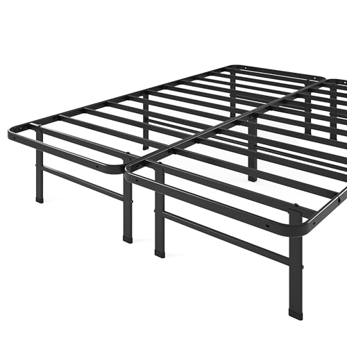 ZINUS Rumi 14in Easy SmartBase® Mattress Foundation, Sturdy Metal Bed Frame, No Box Spring Needed, Eco Friendly Packaging, Full