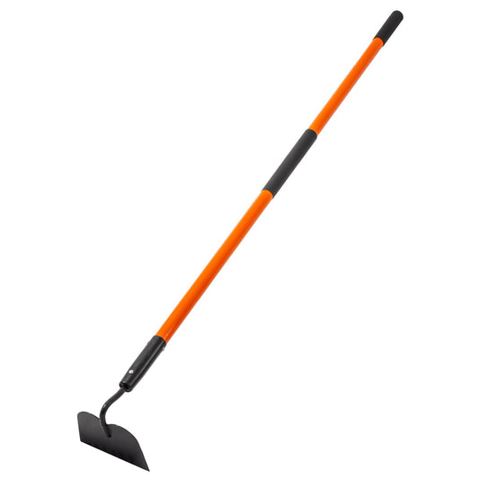 Nohovu Garden Hoe Tool, 58 Inches Hoe Garden Tool with Fiberglass Long Handle, Heavy Duty Garden Hoe for Weeding