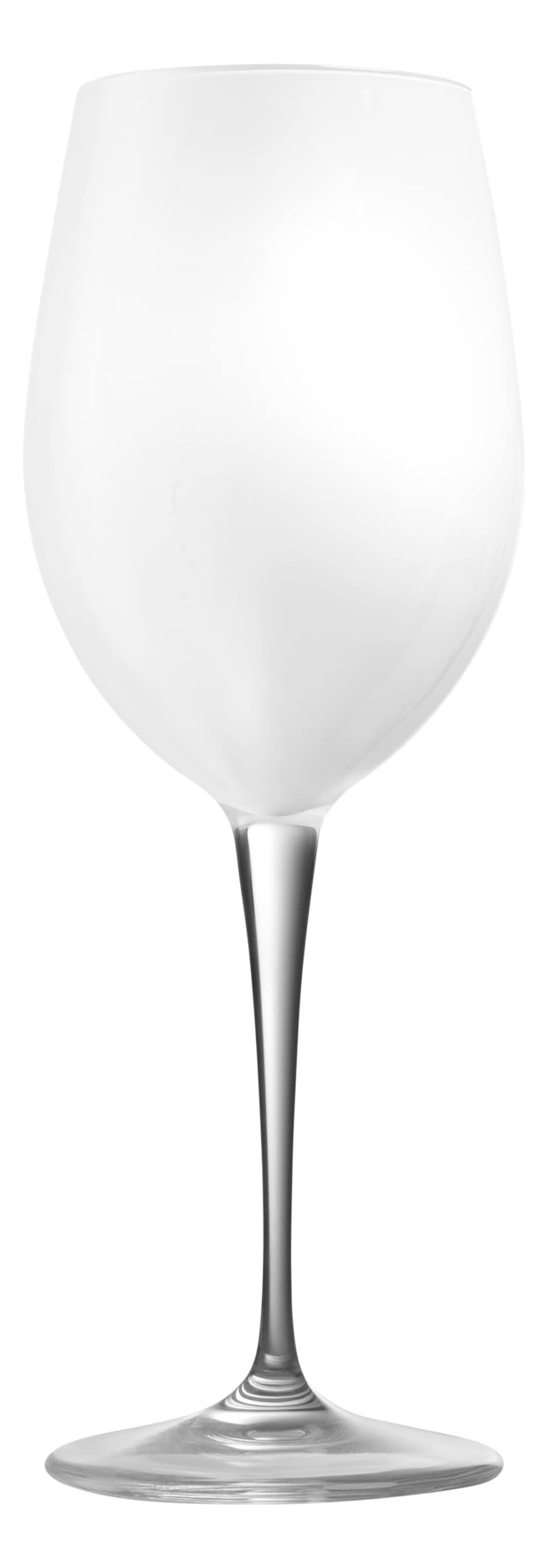 Barski Goblet - Red Wine Glass - Crystal Glass - Water Glass - Opal White - Stemmed Glasses - Set of 6 Goblets - 18 oz Made in Europe