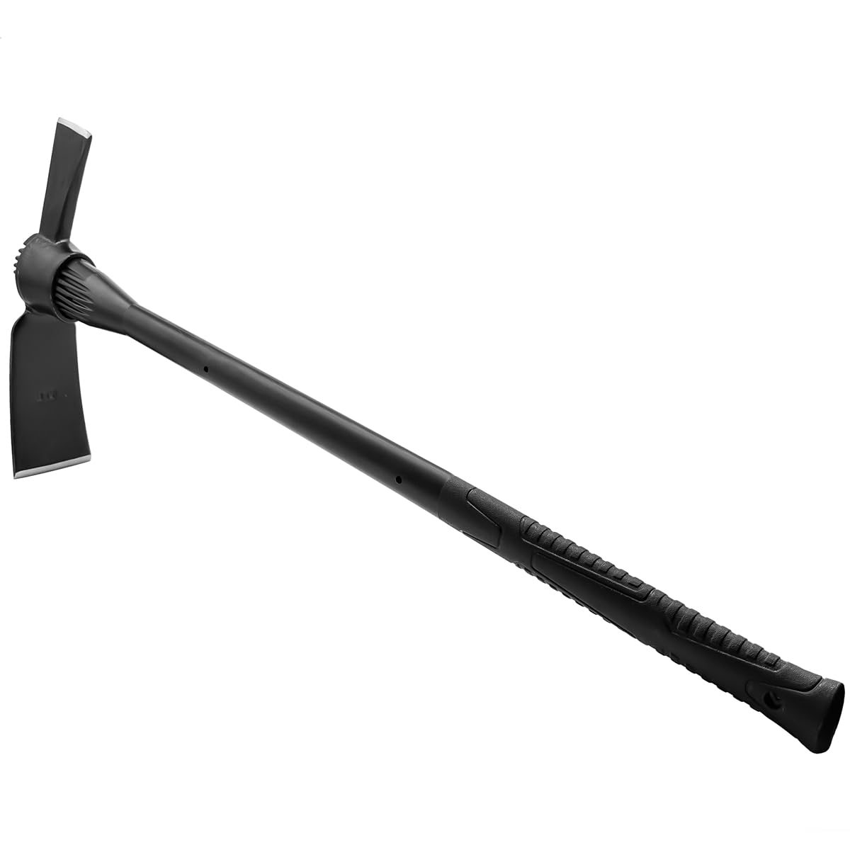 Garden Pick Cutter Mattock, 36" Heavy Duty Pick Axe with Forged Heat Treated Steel Blades Hoe for Weeding, Prying and Chopping, Digging Tool with Fiberglass Handle (5LB-with 36" Fiberglass Handle)