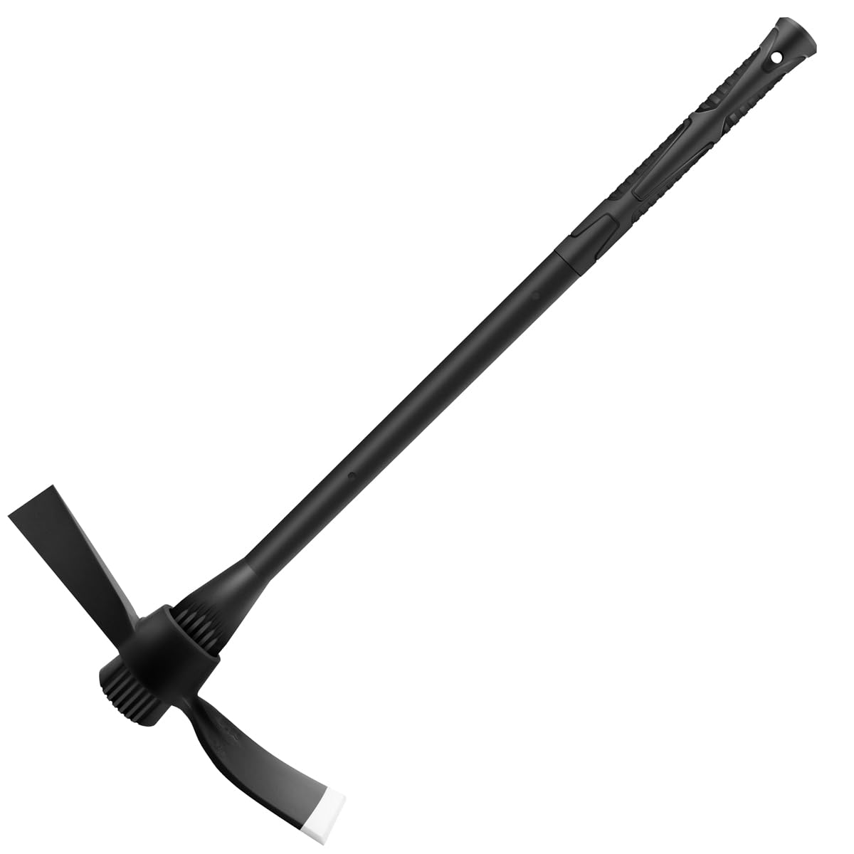 Garden Pick Cutter Mattock, 36" Heavy Duty Pick Axe with Forged Heat Treated Steel Blades Hoe for Weeding, Prying and Chopping, Digging Tool with Fiberglass Handle (5LB-with 36" Fiberglass Handle)