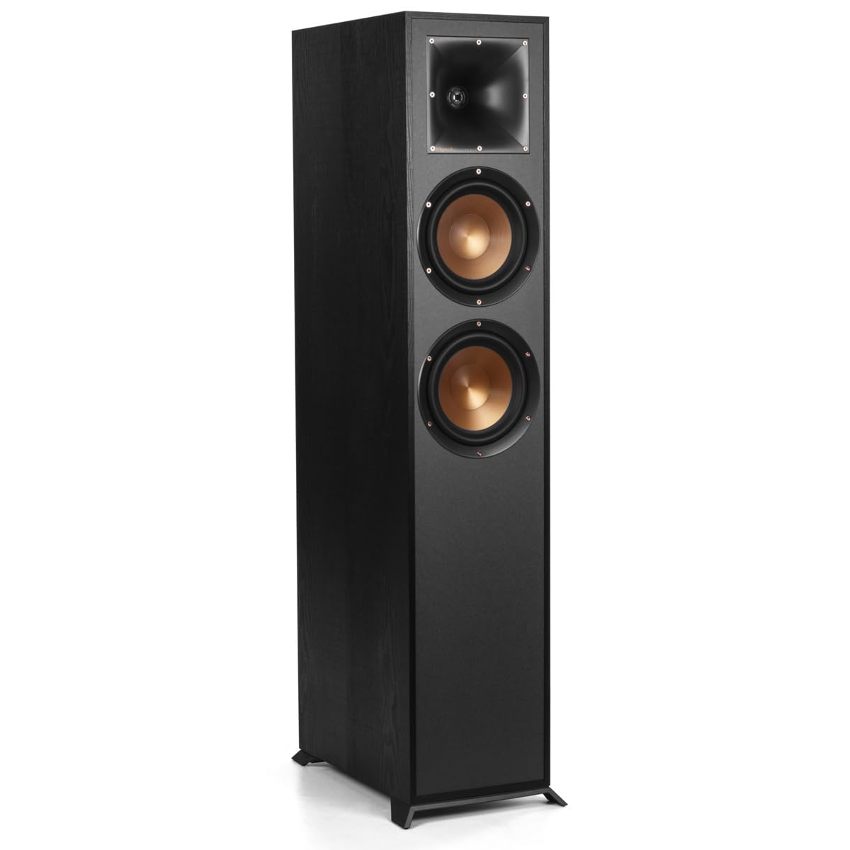 Klipsch Reference R-620F Floorstanding Speaker, Black Textured Wood Grain Vinyl, Pair