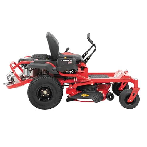 Craftsman 42" Gas Zero-Turn Riding Lawn Mower with 20.0 HP* Kohler 7000 Series Engine, Gas Lawn Tractor with Dual Hydrostatic Transmission, Red/Black