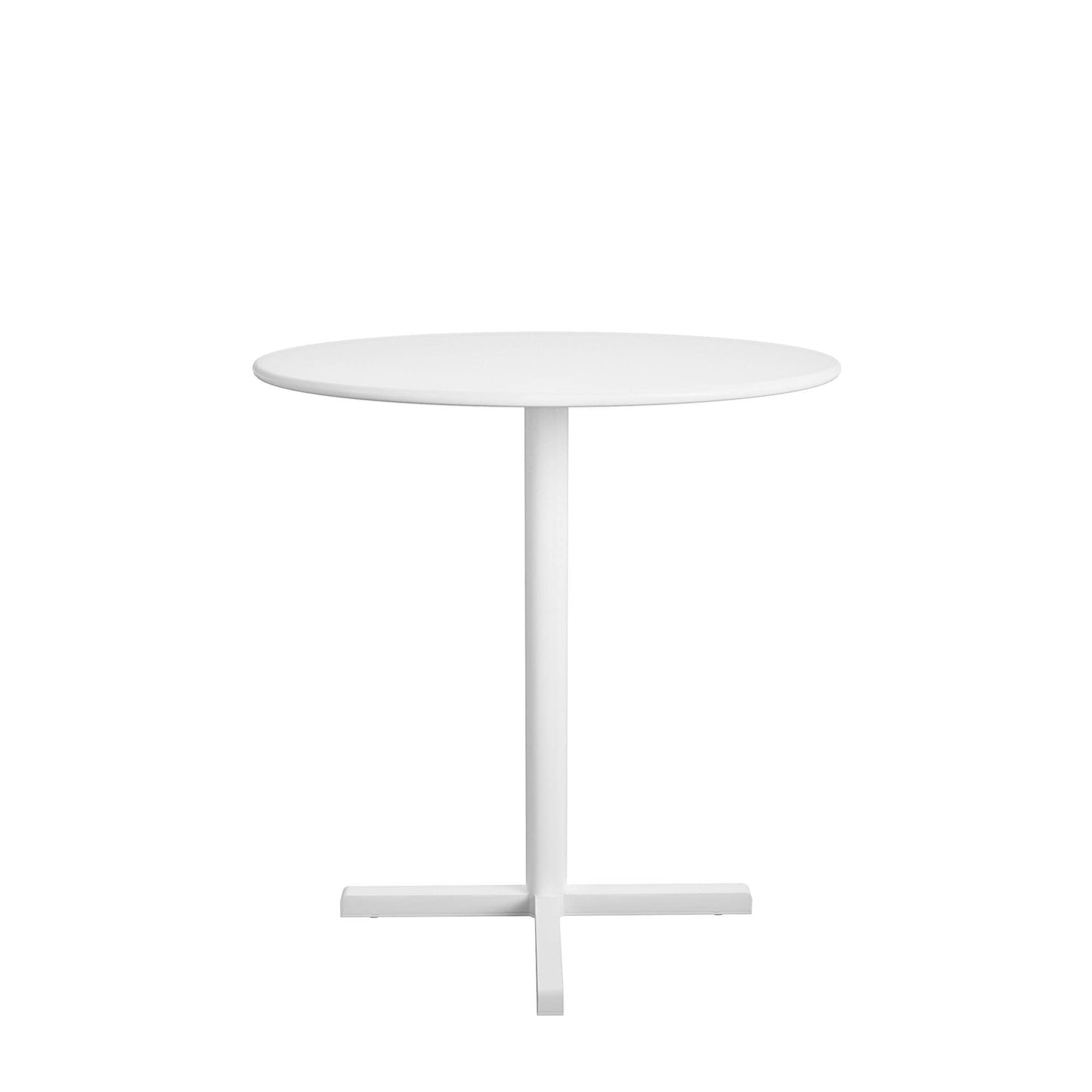 COSCO 88852WHT1E Round Indoor/Outdoor Steel Bistro Table, 24", White