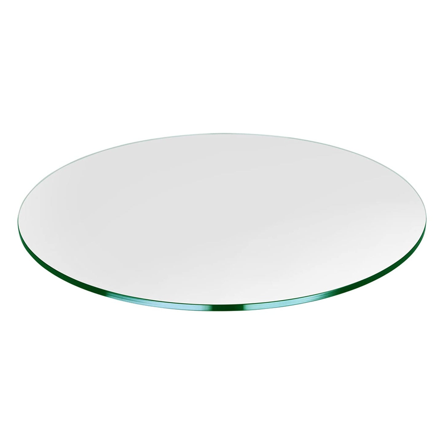 Dulles Glass 29" Round Glass Table Top - Tempered - 1/4" Thick - Flat Polished Glass