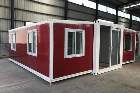 Prefabricated Tiny Home, Prefab Expandable Container, Folding House, Container House, Modern Sturdy Portable Prefabricated Houses to Live in (20ft)