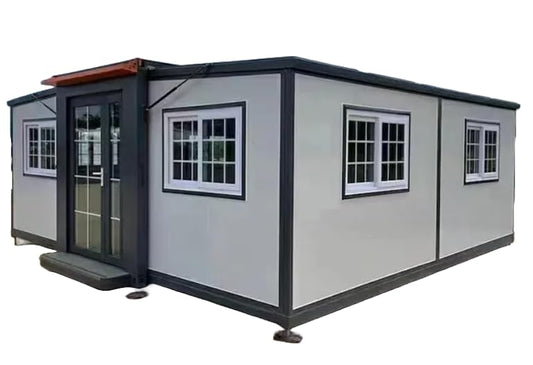 Portable Prefabricated Tiny Home 19ft x 20ft with Cabinet, Best Prefab House, Tiny Home for Live,Work Or Airbnb Hosting