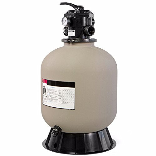 XtremepowerUS 19" Above Inground Swimming Pool Sand Filter System 7-Way Multi-Port Valve Pool Filter up to 24,000 Gallons with Stand
