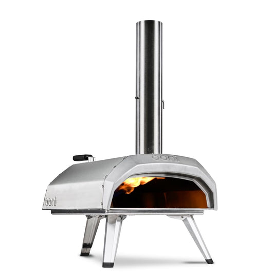 Ooni Karu 12 Multi-Fuel Outdoor Pizza Oven – Portable Wood and Gas Fired Pizza Oven with Pizza Stone, Outdoor Ooni Pizza Oven - Woodfired & Stonebaked Pizza Maker, Countertop Dual Fuel Pizza Oven