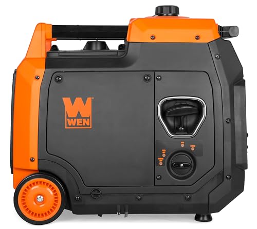 WEN Quiet and Lightweight 4800-Watt Dual Fuel RV-Ready Electric Start Portable Inverter Generator with Fuel Shut Off and CO Watchdog (DF480iX)