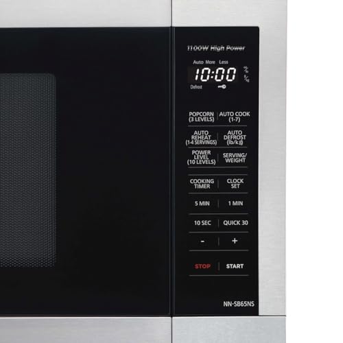 1.3 Cu. ft. Countertop Microwave Oven,1100W, Stainless Steel