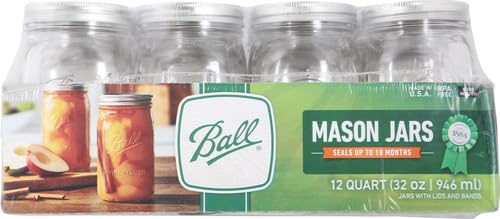 67000 Ball Qt Mason Jar WM 12-pack