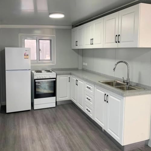 Portable Prefabricated 30ft Tiny Home to Live in, 2 Bedrooms, Mobile Home, Modern, Luxury, and can be Used for Airbnb, Office, Vacations, 1 Air Conditioner Included, Customisable