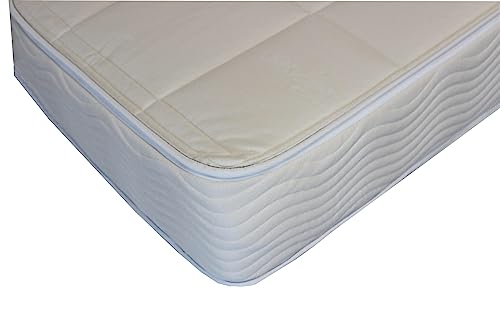 Triad Organic 7 inch RV Latex Mattress, Medium Comfort with Premium Organic Cotton and Wool Quilted Cover, Olympic Queen (66x80)