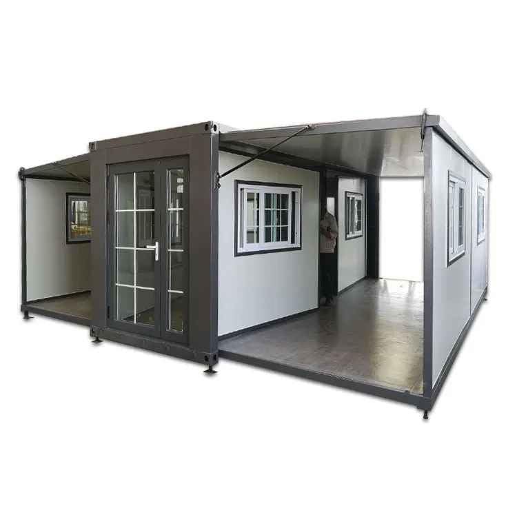 Versatile Living: 19x20ft Portable Prefabricated Tiny Home Mobile, Expandable, and Ideal for Hotels, Booths, Offices, Guard Houses, Shops, Villas, Warehouses, and Workshops