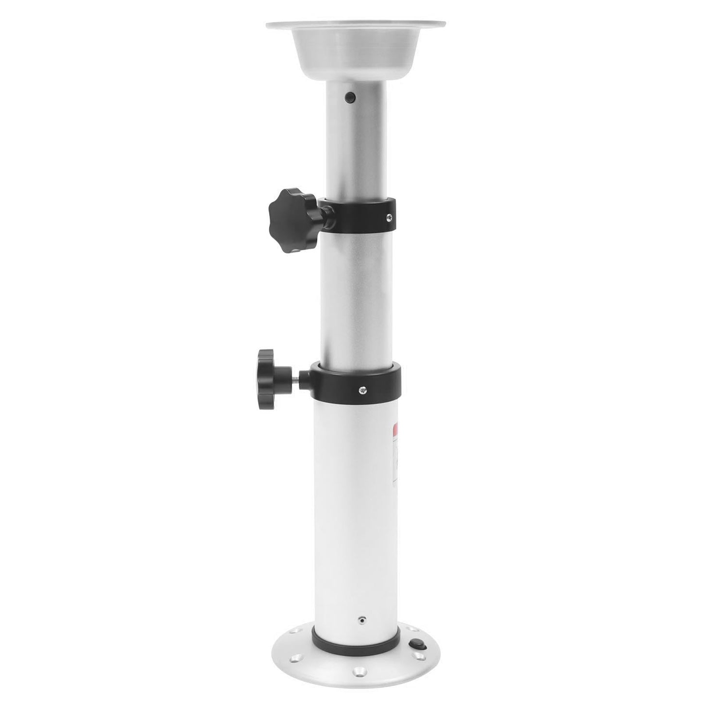 PROYONGOO Aluminum Alloy Pedestal Table Legs, 16.9-29.1 Inch Adjustable Height Pedestal Table Base, Adjustable Table Pedestal Stand for RV Yacht Sailboat Motorhome Marine Boat Caravan