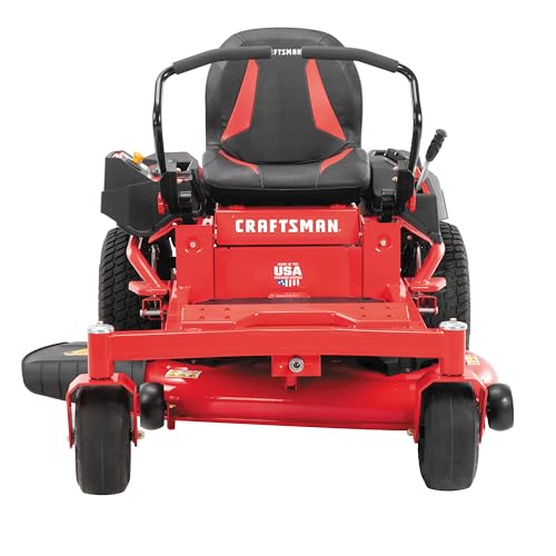 Craftsman 42" Gas Zero-Turn Riding Lawn Mower with 20.0 HP* Kohler 7000 Series Engine, Gas Lawn Tractor with Dual Hydrostatic Transmission, Red/Black