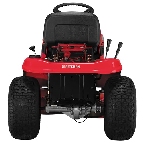 Craftsman 36" Gas Riding Lawn Mower with 11.5 HP* Briggs and Stratton Single-Cylinder Engine, Gas Lawn Tractor with 7-Speed Transmission, Red/Black