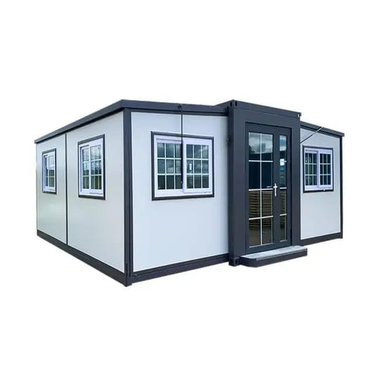 Portbale Mobile prefabricated Easy Assemble19x20ft Expandable Container House Mobile Expandable Prefab House for Home, Hotel, Office, Villa, Warehouse..