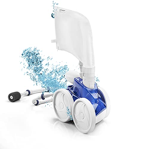 Polaris Vac-Sweep 380 Pressure Inground Pool Cleaner, Triple Jet Powered, 31ft of Hose with a Single Chamber Debris Bag