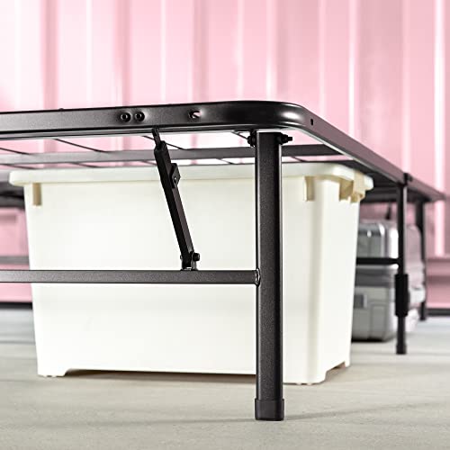 ZINUS SmartBase Tool-Free Assembly Mattress Foundation, 14 Inch Metal Platform Bed Frame, No Box Spring Needed, Sturdy Steel Frame, Underbed Storage, Twin XL