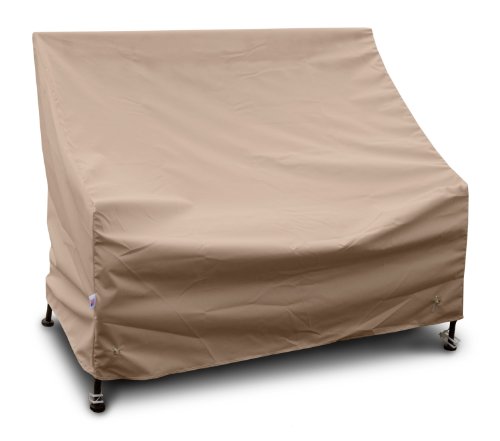 KoverRoos Weathermax 44202 4-Feet Bench/Glider Cover, 51-Inch Width by 26-Inch Diameter by 35-Inch Height, Toast