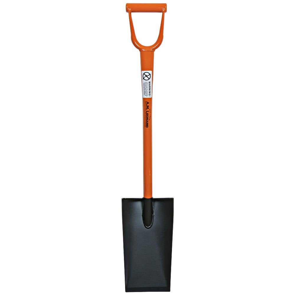 A.M. Leonard All Steel Nursery Spade with D-Grip Handle - 13 Inch Blade