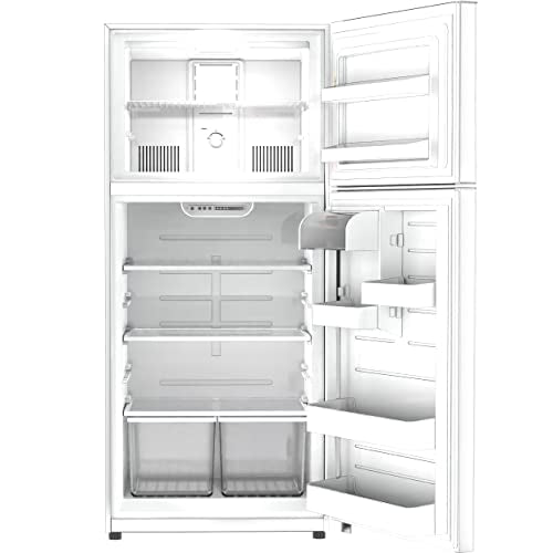 Honeywell H18TFW top Freezer Refrigerator, White