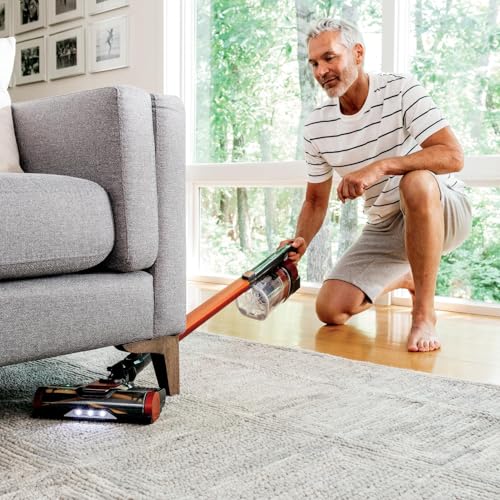 Shark Pet Cordless Stick Vacuum with XL Dust Cup, LED Headlights, Removable Handheld Vac, Crevice Tool, Portable Vacuum for Household Pet Hair, Carpet and Hard Floors, 40min Runtime, Grey, IX141