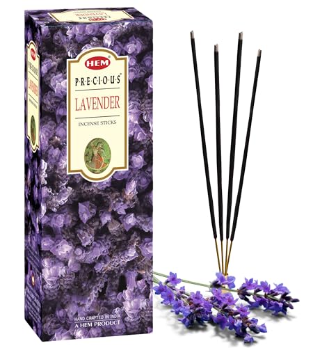 HEM Lavender Incense Sticks Pack Of 120 | Natural Relaxing | Aromatherapy Incense For Air Purifier, Mind & Spirit & Ritualistic Fragrance | Gift Set - (15 gms each)