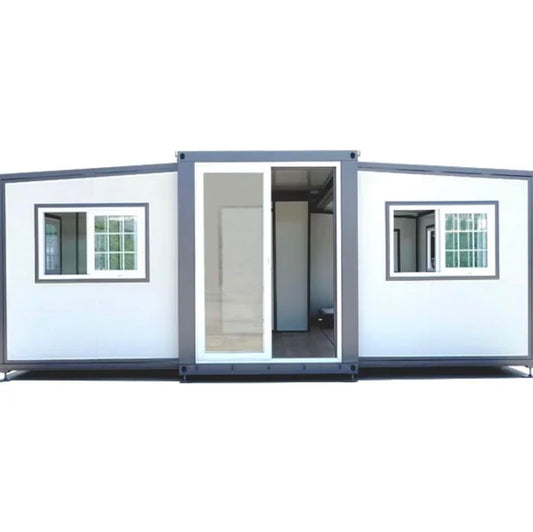 Cherry Industrial Expandable Prefab House 19ft x 20ft with Cabinet, Exquisitely Designed Modern Villa Prefab House for Live,Work