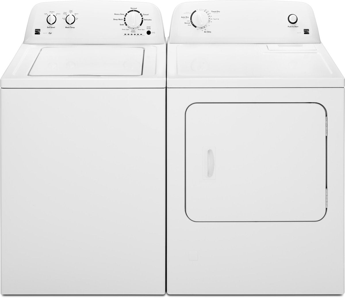 Kenmore Electric Dryer with Wrinkle Guard and Auto Dry, Electric Laundry Drying Machine 6.5 cu. Ft. Capacity White