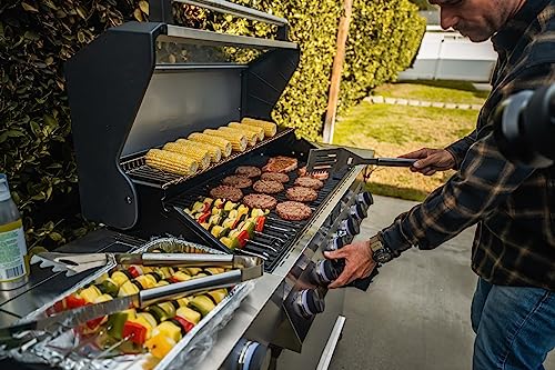 Monument Grills 6-Burner Convertible Natural Gas Smart bbq Grill Stainless Steel Denali 605 with Conversion Kit