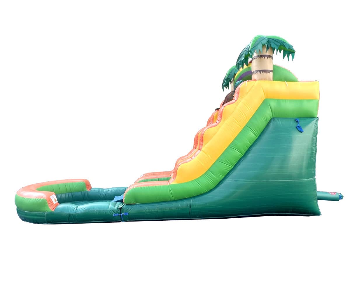 Inflatable Water Slides for Kids - Backyard Inflatable Water Slides with Splash Pool - Tropical Slide with Water Pool Complete with Blower, and Stakes - 25.5' x 9' - 15' Tall Slide