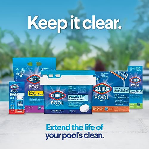 Clorox® Pool&Spa™ Swimming Pool Water Test Strips, Customized Test Results, Compatible with Clorox Pool App, 50 Test Strips (Pack of 1)