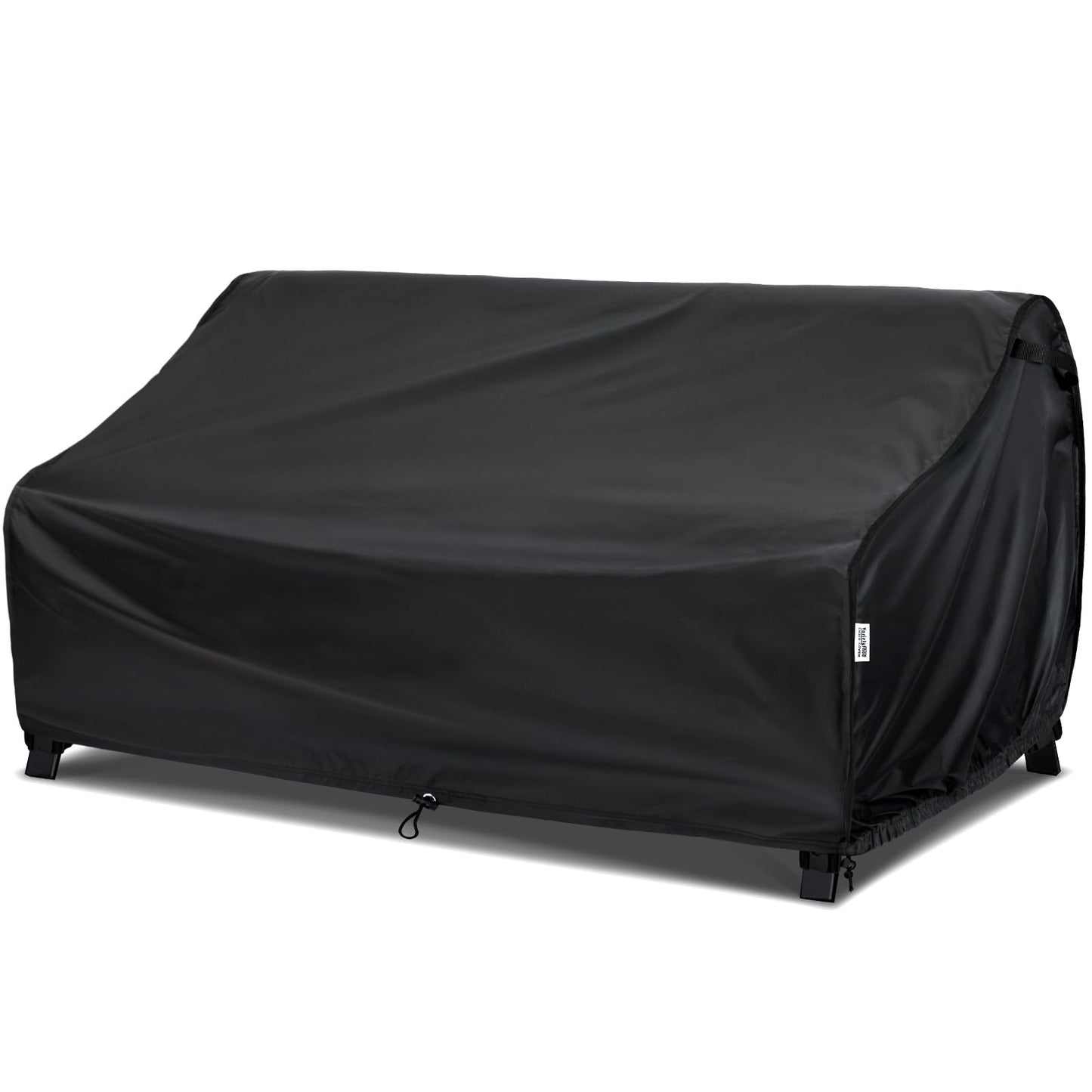 VARIETYFACE Patio Furniture Covers Waterproof, 3-Seater Outdoor Sofa Covers Sunproof,Durable Lawn Furniture Covers, Fits up to 79Wx37Dx35H inches, Black