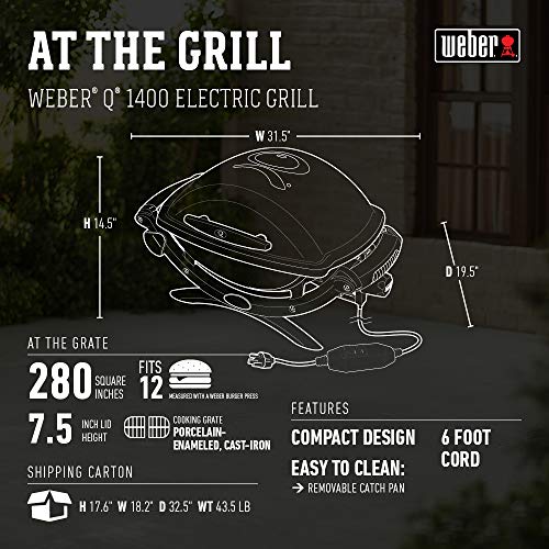 Weber Q2400 Electric Grill , Grey