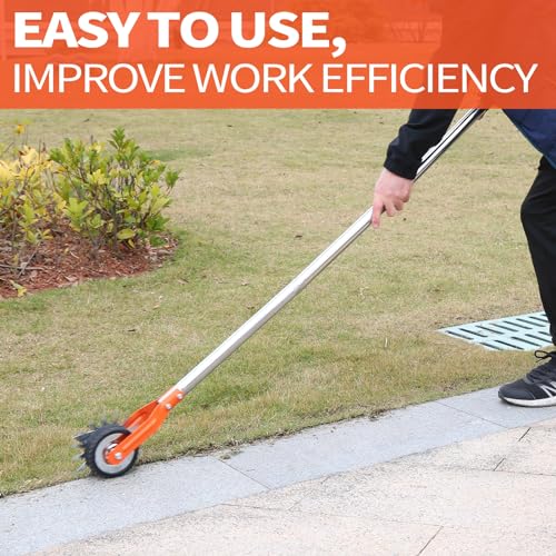 Soysehung Edger-Lawn-Tool - Manual Lawn Edger, 67 Inch Sidewalk Edger for Yard Landscaping