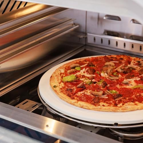 Pizza Oven Outdoor | 26-Inch Outdoor Multi-Fuel Pizza Oven | Rotisserie & Sleeve | Perfect Countertop Addition for Delicious Pizzas BLZ-26-PZOVN-LP