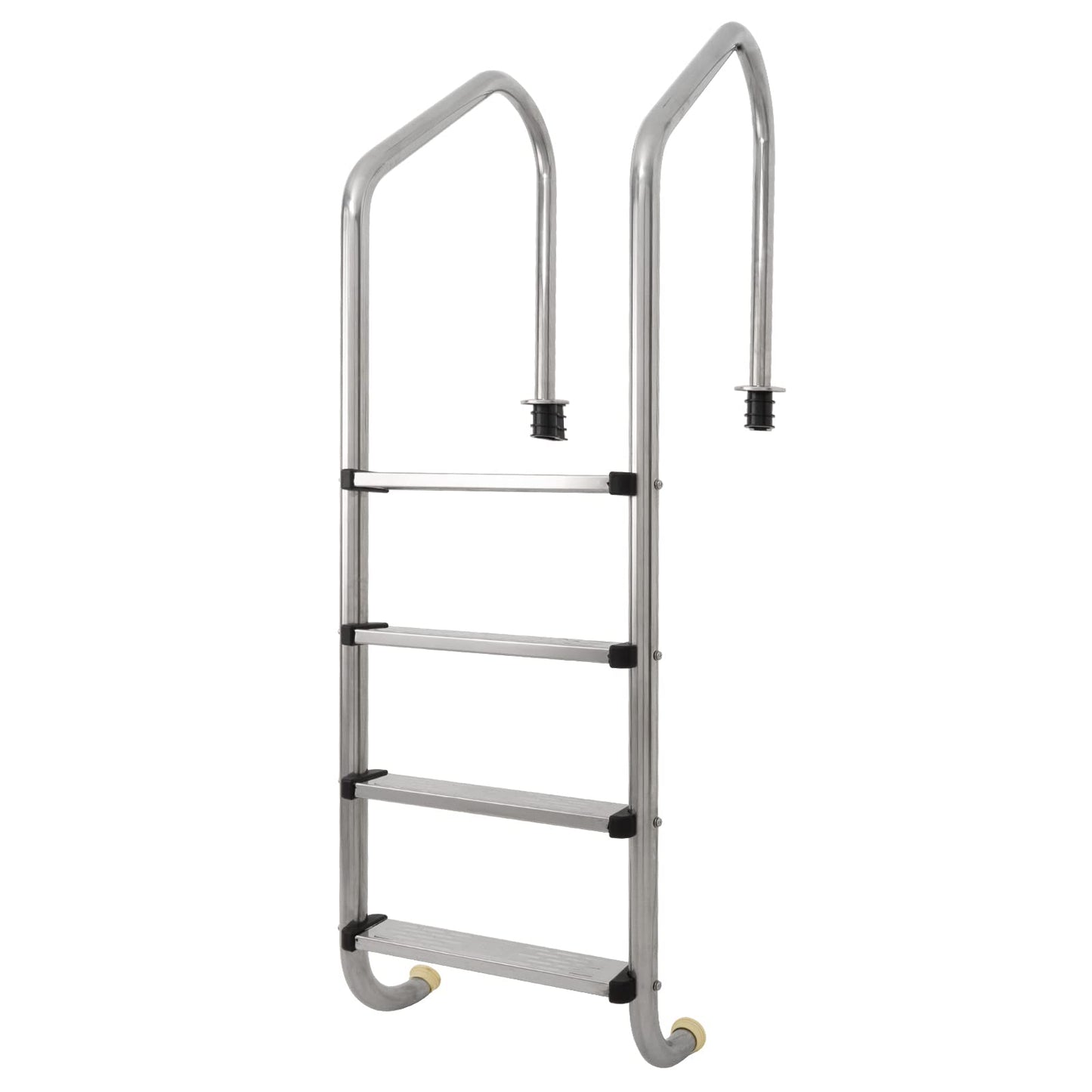 DOEL 4-Step Pool Ladder with Stainless Steel Steps, Non-Slip Swimming Pool Ladders for Inground Pools, Sturdy and Durable, Entry and Exit Easier Pool Steps for Inground Pools