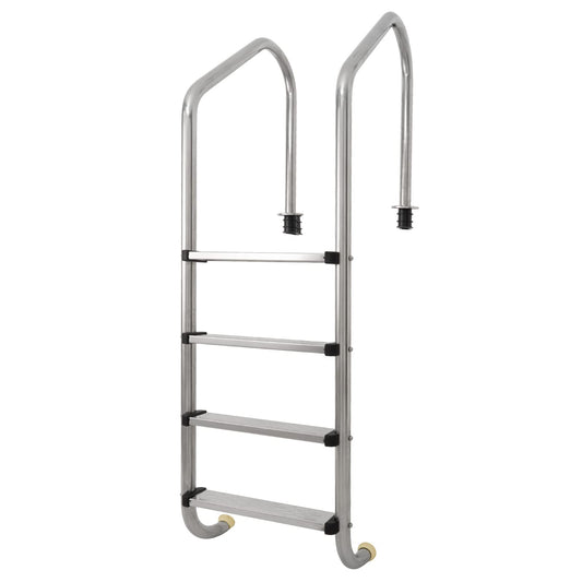 DOEL 4-Step Pool Ladder with Stainless Steel Steps, Non-Slip Swimming Pool Ladders for Inground Pools, Sturdy and Durable, Entry and Exit Easier Pool Steps for Inground Pools