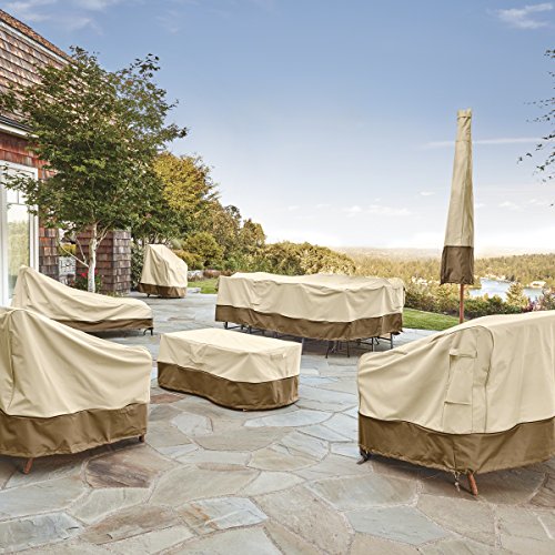 Classic Accessories Veranda Water-Resistant 50 Inch Patio Bench Cover, Patio Furniture Covers